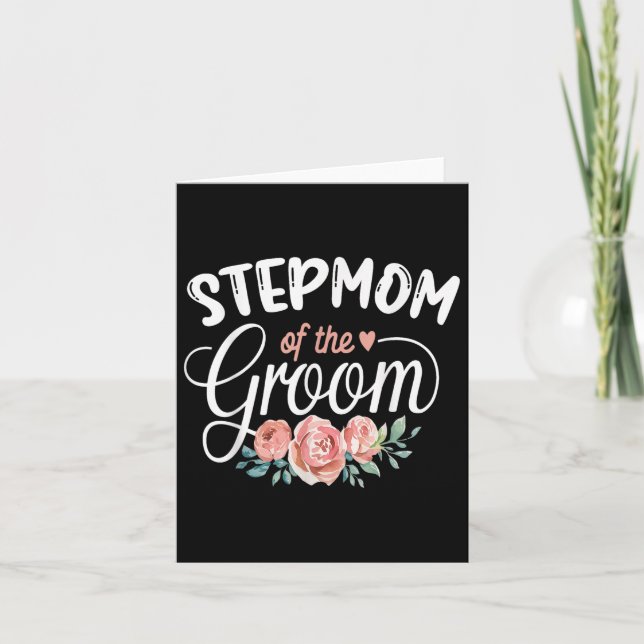 Carte Stepmere De La Pièce Cadeaux Maman Mariée Mariage  (Devant)