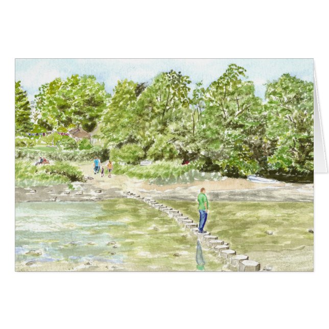 Carte "Stepping Stones" (Devant horizontal)