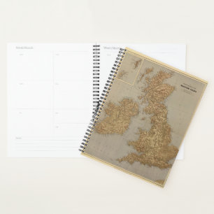 Carte stéréographique, Îles britanniques