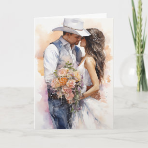 Carte Stetson & Lace Mariage : Lariat de l'amour