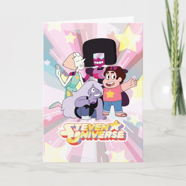 Carte Steven Universe | Crystal Gem Group Huddle (Devant)