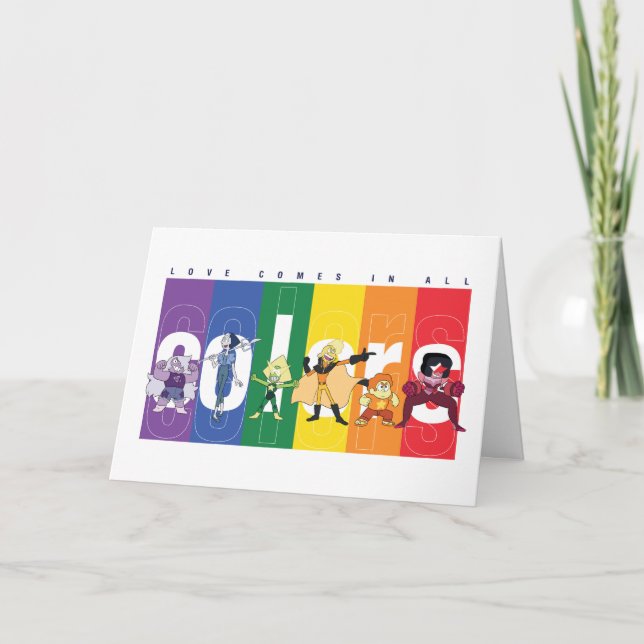 Carte Steven Universe - L'Amour Arrive Dans Toutes Les C (Devant)