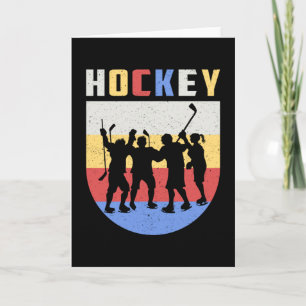 Carte Stick du joueur de hockey sur glace équipe Puck Re