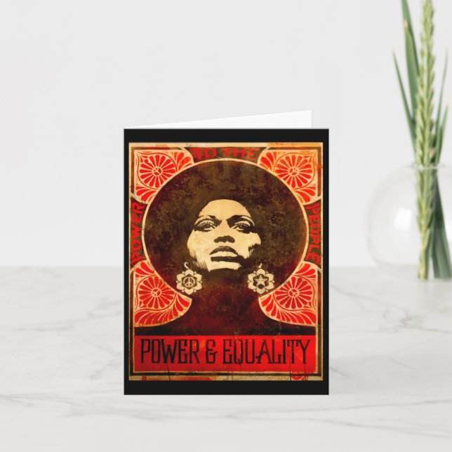 Carte Sticker Angela Davis Poster 1971 (Devant)