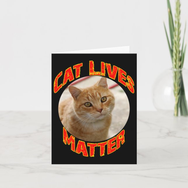 Carte Sticker Cat Lives1 (Devant)