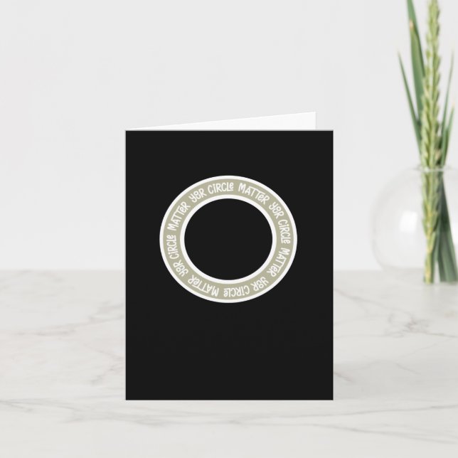 Carte Sticker circulaire (Devant)