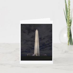 Carte Sticker De Nuit Du Monument De Washington