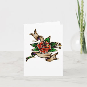 Carte Sticker de tatouage de plateau 005