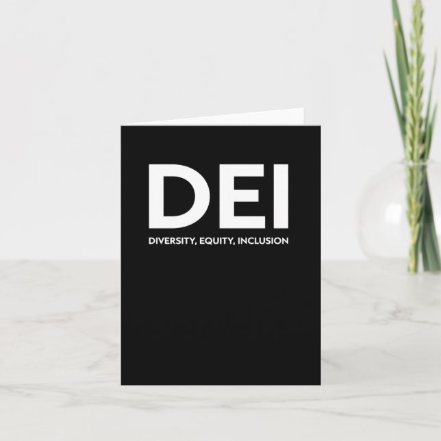 Carte Sticker Dei Diversity Equity Inclusion (Devant)