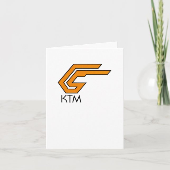 Carte Sticker du logo Ktm1 (Devant)