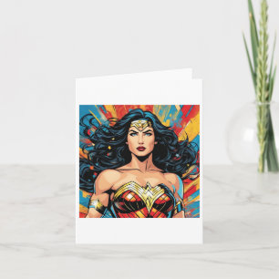 Carte Sticker Femme De Wonder