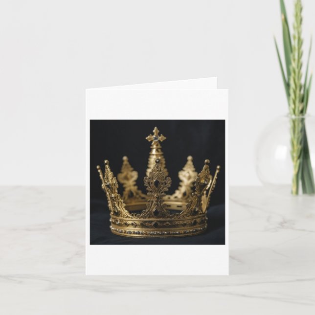 Carte Sticker Gold Crown (Devant)