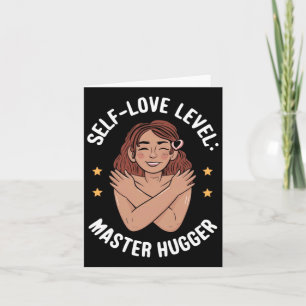 Carte Sticker Hugger Master Niveau d'amour personnel