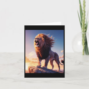 Carte Sticker Lion Roar Of Independence Liberty T