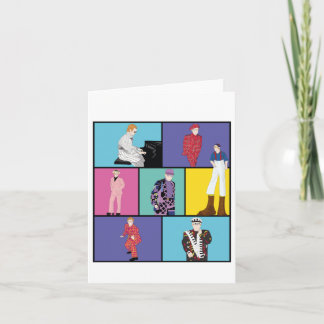 Carte Sticker minuscule