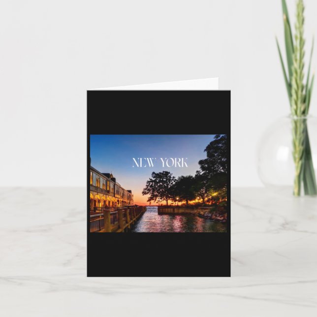 Carte Sticker New York Summer Nights (Devant)