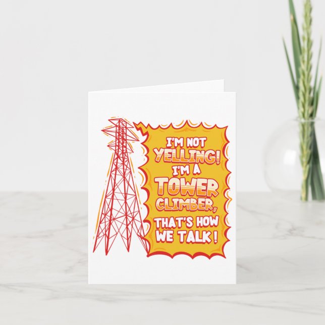 Carte Sticker pour grimpeur industriel (Devant)