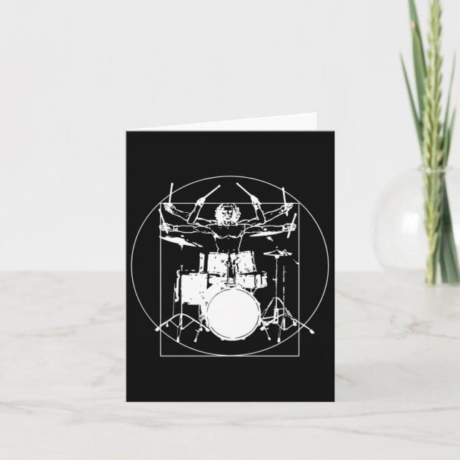 Carte Sticker pour tambour vitruvien (Devant)