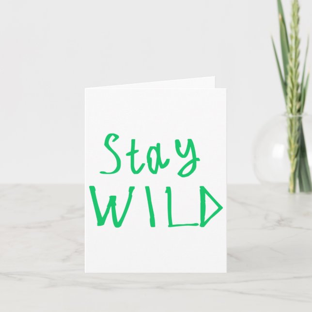 Carte Sticker WildStay1 (Devant)