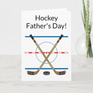 Carte Sticks de hockey Fête des pères au Centre Ice