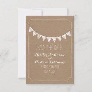 Carte Stock Inspiré Eyelet Bunting Enregistrer La