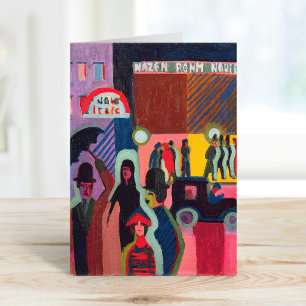 Carte Stockage dans la pluie   Ernst Ludwig Kirchner