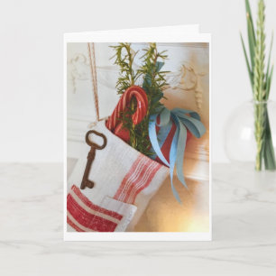 CARTE STOCKAGE SONT LA FAIM & ARBRE EST DÉCORÉE NOËL