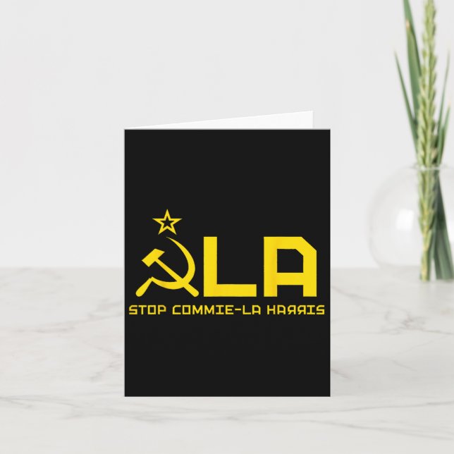 Carte Stop Commie-la Harris - Kommie Kamala Harris (Devant)