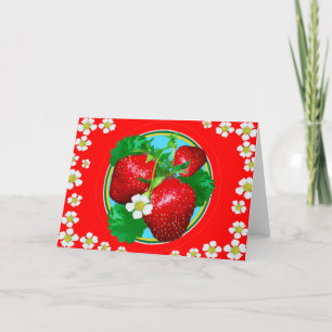 CARTE STRAWBERRY JOY CARD