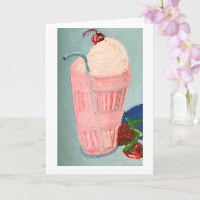Carte Strawberry Milkshake (Orchidée)