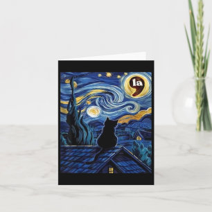 Carte Stress Night Black Cat Comma La Kamala Harris 2