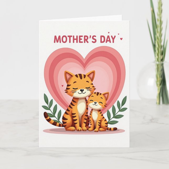 Carte Striped Family Love Card (Devant)