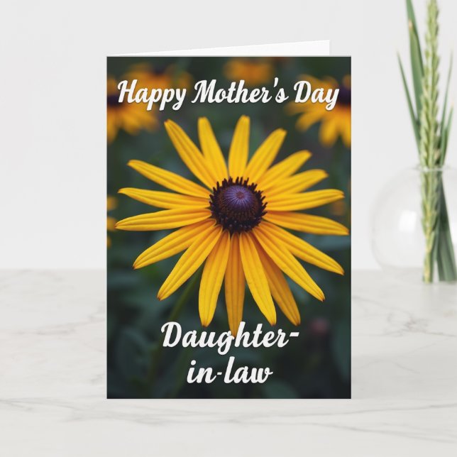 Carte Striped Sunlit Blossom Card (Devant)