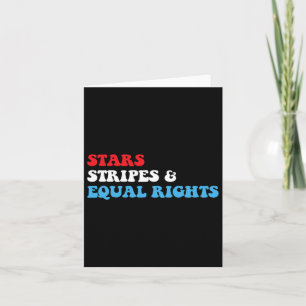 Carte Stripes Et Égalité Des Droits 4 Juillet Femmes Pat
