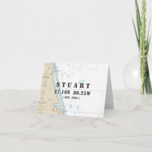 Carte Stuart Florida Nautical Navigation Chart (Devant)