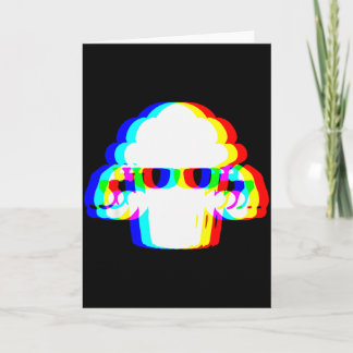 Carte Stud Muffin Funny Muffin Vaporwave Edm Cyber Glitc