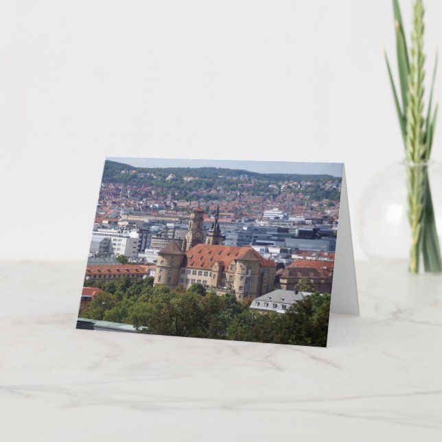 Carte Stuttgart Stadtansicht - Altes Schloss Postkarte (Devant)