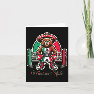 Carte Style Mexicain Boxe Mexicaine Pour Garçons