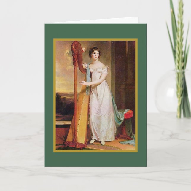 Carte Style Régence de fête (Devant)