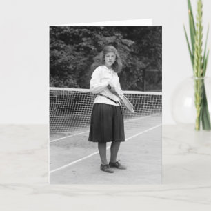 Carte Style tennis des années 1920