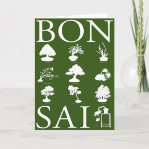 Carte Styles de base de l'arbre Bonsai