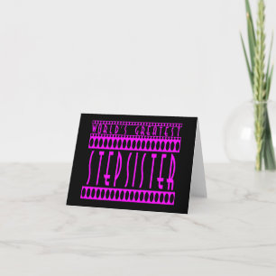 Carte Stylish Stepsisters : La plus grande soeur du mond