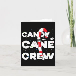 Carte Sucre de canne Crew Fun Christmas Candy Loover Dan