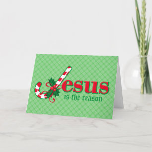 Carte sucre de canne Jésus