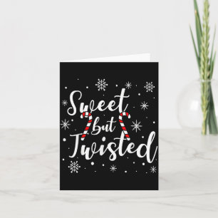 Carte Sucré Mais Drôle Noël Canne à Sucre Noël