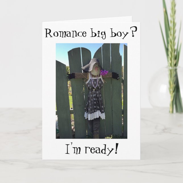 CARTE "SUCRE SUR VOUS, C'EST CE QUE JE SUIS" FEMME SCARE (Devant)