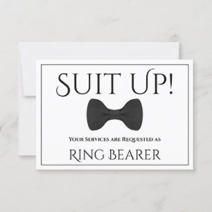 Carte Suffit Be My Ring Bearer Card