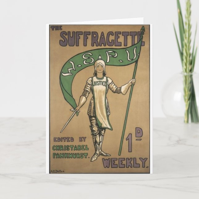 Carte Suffragette Magazine (Devant)