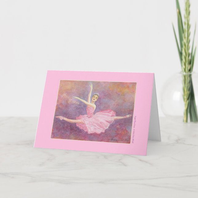 Carte Sugar Plum Fairy Greeting Card (customizable) (Devant)