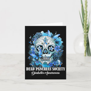 Carte Sugar Skull Dead Pancreas Society Diabète